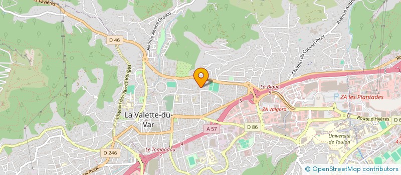localisation de l'entreprise ILI IMMOBILIER à LA VALETTE-DU-VAR