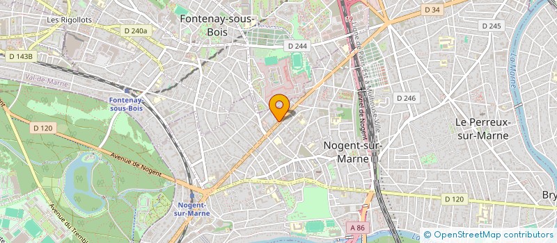 localisation de l'entreprise ILIA à NOGENT-SUR-MARNE