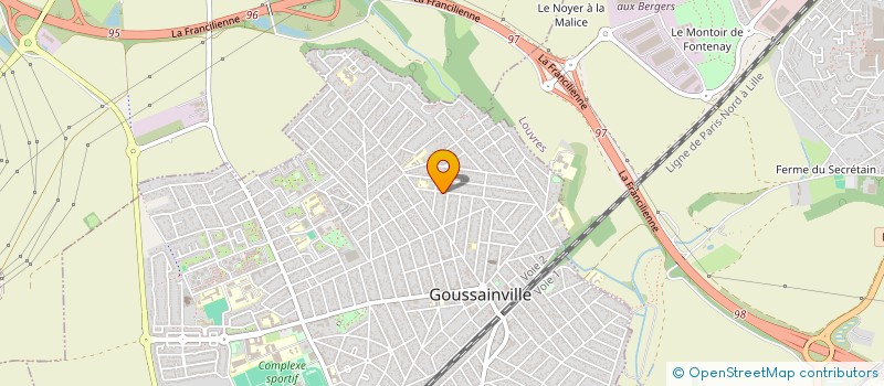 localisation de l'entreprise ILIA SOLS  GOUSSAINVILLE