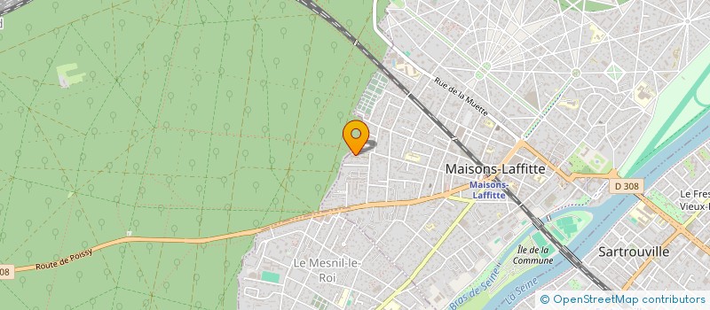 localisation de l'entreprise ILIADE COMMUNICATION  MAISONS-LAFFITTE