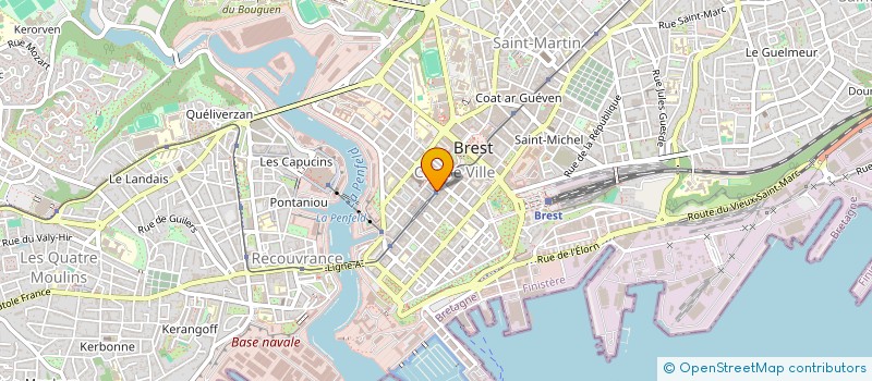 localisation de l'entreprise ILIADE CONSEIL AUDIT ET DEVELOPPEMENT - ICAD à BREST