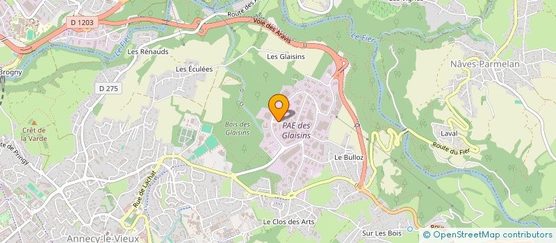 localisation de l'entreprise ILIADE INVEST  POISY