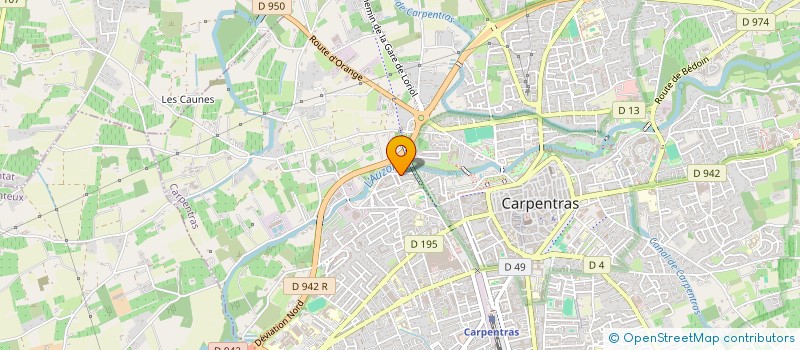 localisation de l'entreprise ILIADE PROVENCE  CARPENTRAS