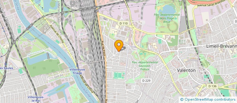 localisation de l'entreprise ILIAN TRANSPORT à VILLENEUVE-SAINT-GEORGES