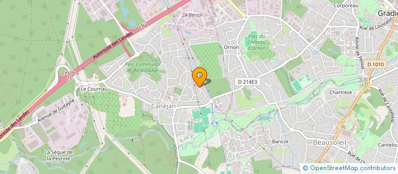 localisation de l'entreprise ILIANCE  CANEJAN