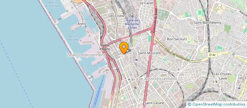 localisation de l'entreprise ILIANE MARLEY à MARSEILLE
