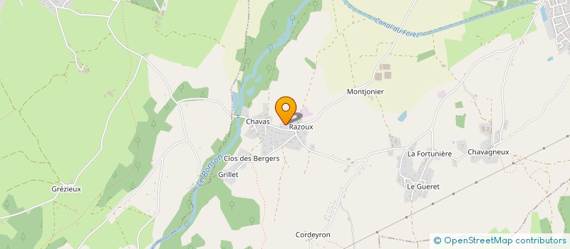 localisation de l'entreprise ILIAQUE  SAINT-JUST-SAINT-RAMBERT