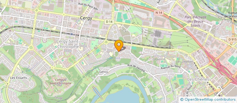 localisation de l'entreprise ILIASELMA  CERGY