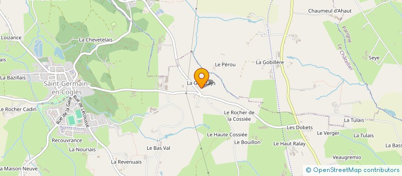 localisation de l'entreprise ILIAZ CONSTRUCTIONS  SAINT-GERMAIN-EN-COGLES