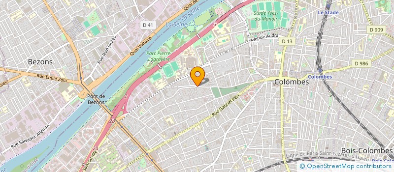 localisation de l'entreprise ILICHANO à COLOMBES
