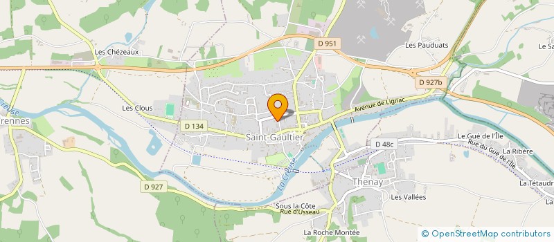 localisation de l'entreprise ILICHOC à SAINT-GAULTIER