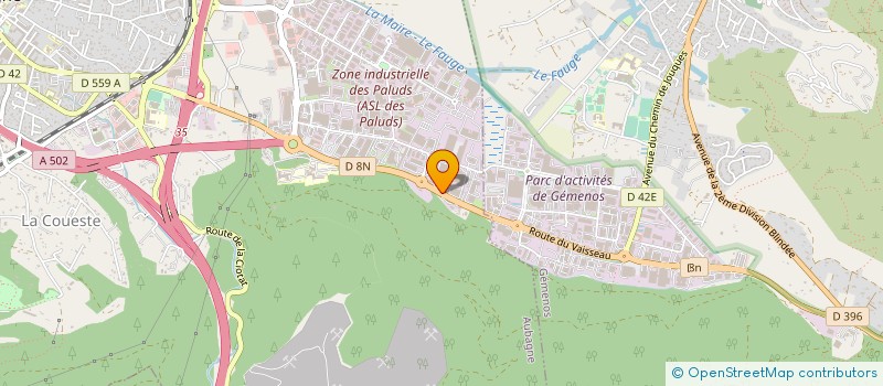 localisation de l'entreprise ILICO à AUBAGNE