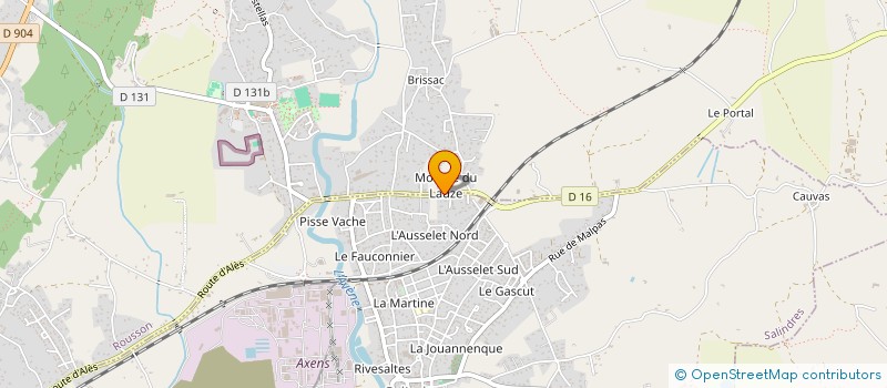 localisation de l'entreprise ILICO  SALINDRES