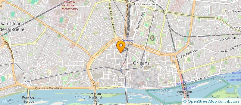 localisation de l'entreprise ILICOM à ORLEANS