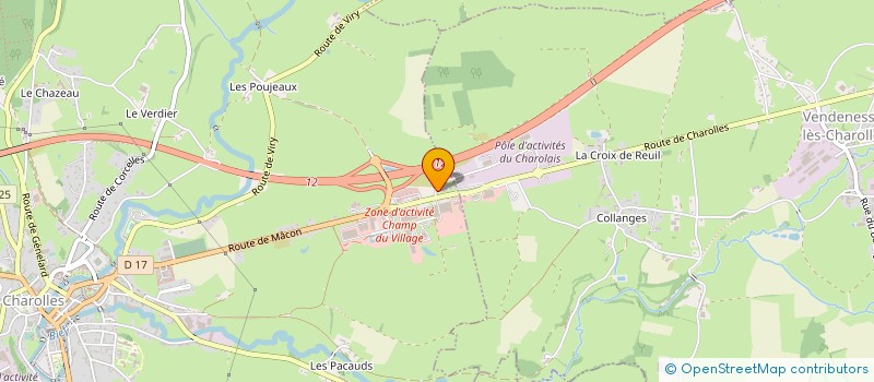 localisation de l'entreprise ILICUT à VENDENESSE-LES-CHAROLLES