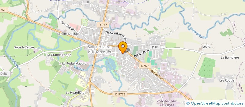 localisation de l'entreprise ILIE  SAINT-HILAIRE-DU-HARCOUET