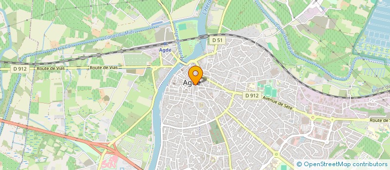 localisation de l'entreprise ILIES à AGDE