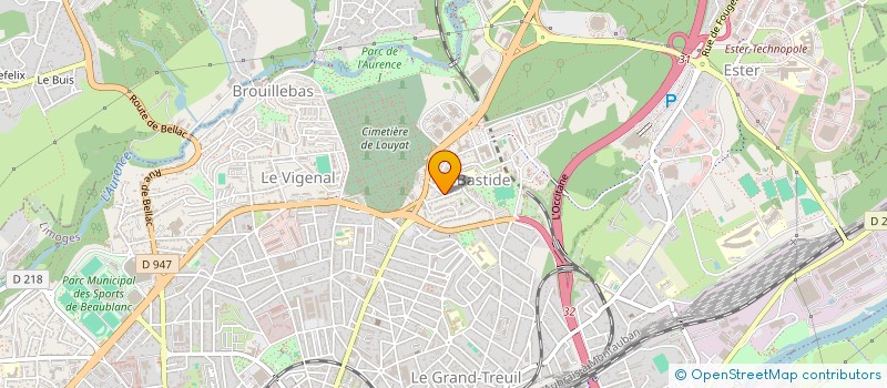 localisation de l'entreprise ILILIAND à LIMOGES