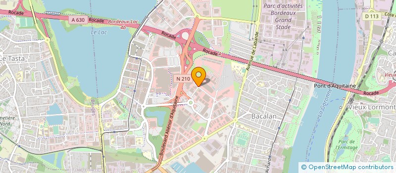 localisation de l'entreprise ILIMP à BORDEAUX