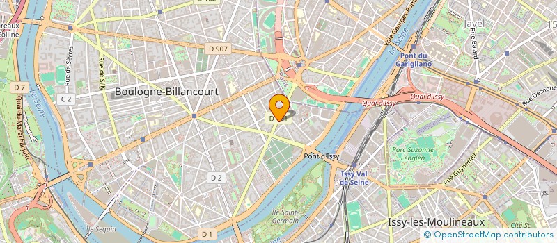 localisation de l'entreprise ILIOMAD HEALTH DATA à BOULOGNE-BILLANCOURT