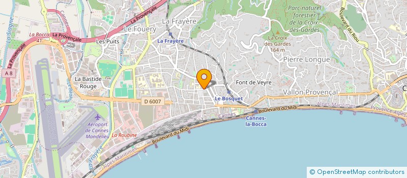 localisation de l'entreprise ILIOS à CANNES