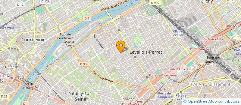 localisation de l'entreprise ILIOS à LEVALLOIS-PERRET