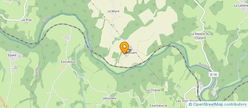 localisation de l'entreprise ILIOS  BUJALEUF