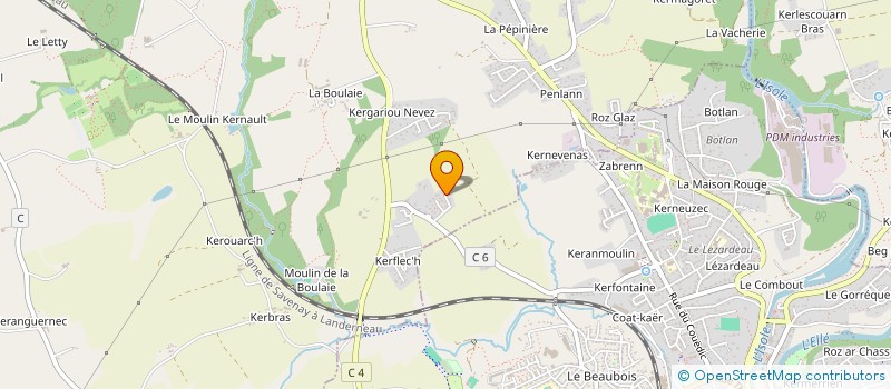 localisation de l'entreprise ILIS  MELLAC