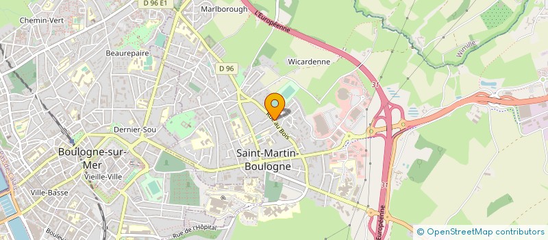localisation de l'entreprise ILISA  SAINT-MARTIN-BOULOGNE