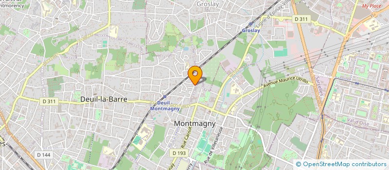 localisation de l'entreprise ILISIS CONSULTING  DEUIL-LA-BARRE