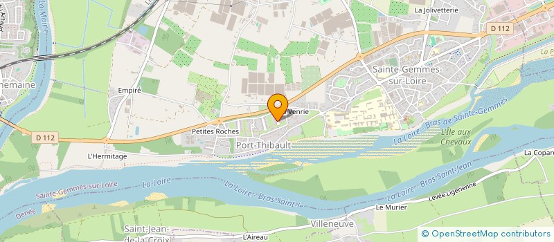 localisation de l'entreprise ILIUM  SAINTE-GEMMES-SUR-LOIRE