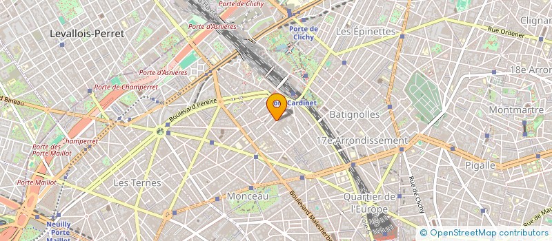 localisation de l'entreprise ILIUM PARTNERS à LEVALLOIS-PERRET