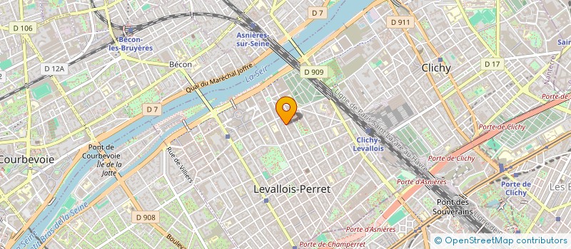 localisation de l'entreprise ILIVAGO à LEVALLOIS-PERRET