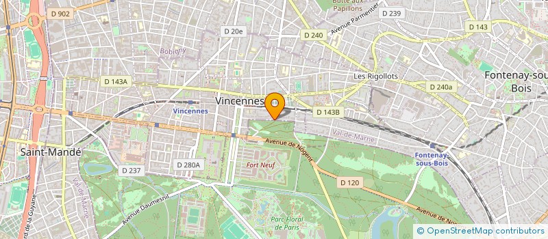 localisation de l'entreprise ILIVOR à VINCENNES