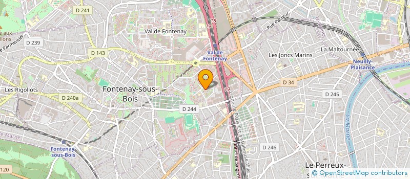 localisation de l'entreprise ILIYIN à FONTENAY-SOUS-BOIS