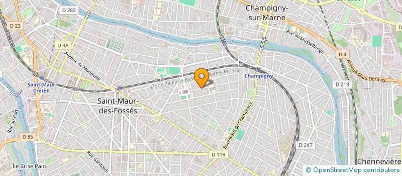 localisation de l'entreprise ILJ CONSEILS ET STRATEGIES à ST MAUR DES FOSSES