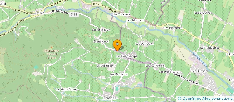 localisation de l'entreprise ILJANA IMMO  LA CHAPELLE-DE-GUINCHAY