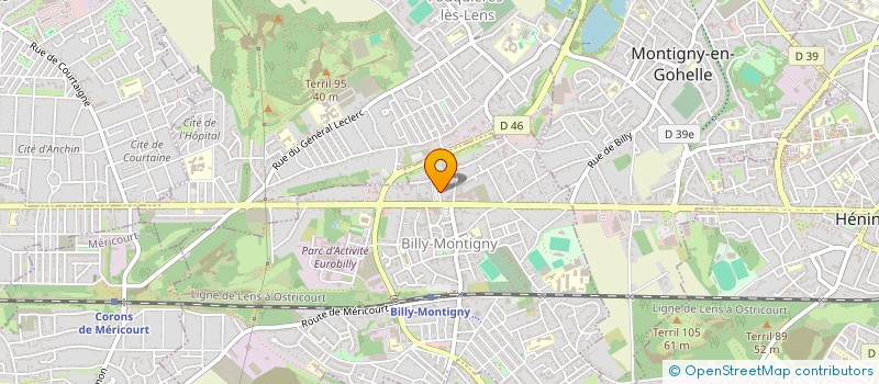 localisation de l'entreprise ILK EXPRESS à BILLY MONTIGNY