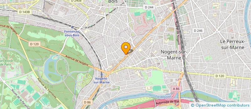 localisation de l'entreprise ILK TRANSPORT à NOGENT-SUR-MARNE