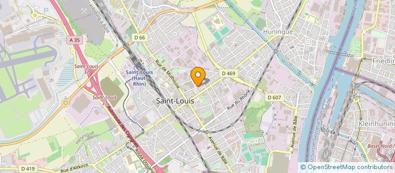 localisation de l'entreprise ILL COURENT à SAINT-LOUIS