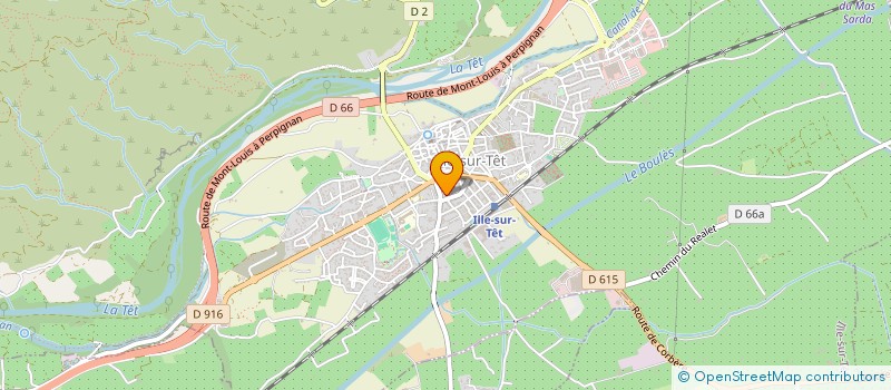 localisation de l'entreprise ILL'DANSE STUDIO à ILLE-SUR-TET