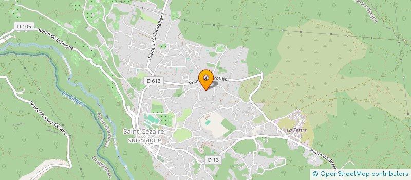 localisation de l'entreprise ILL IMMO à SAINT-CEZAIRE-SUR-SIAGNE