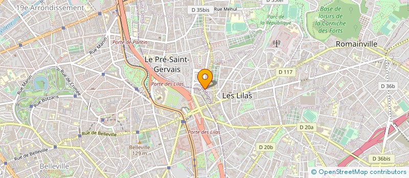 localisation de l'entreprise ILLAN RAYAN PLOMBERIE à LE PRE-SAINT-GERVAIS