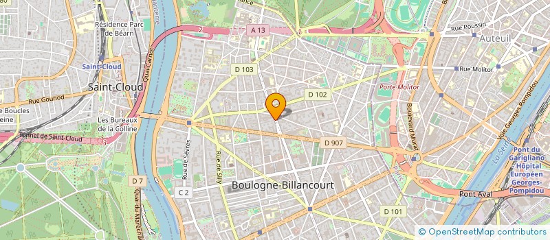 localisation de l'entreprise ILLANA à BOULOGNE-BILLANCOURT
