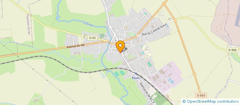localisation de l'entreprise ILLANDIS à ETAIN