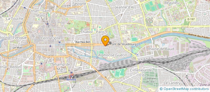 localisation de l'entreprise ILLE DE BRETAGNE FORMATION à RENNES