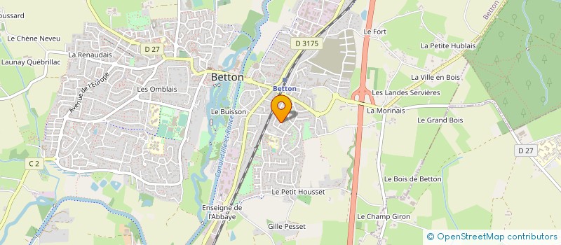 localisation de l'entreprise ILLE DELIS à BETTON