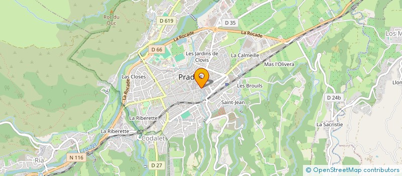 localisation de l'entreprise ILLE POINT NET à PRADES