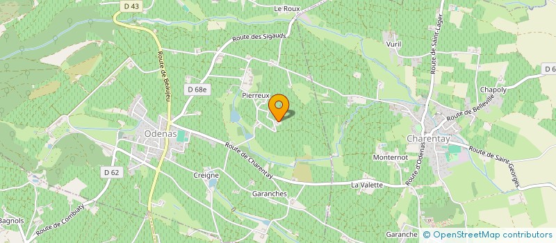 localisation de l'entreprise ILLETON  ODENAS