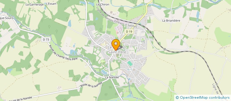 localisation de l'entreprise ILLI CAU PRESTO MULTISERVICES  LE CHAMP-SAINT-PERE